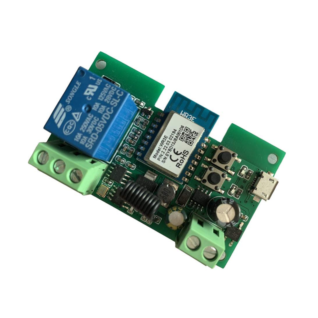 Wifi Wireless Smart Switch Relay Module for Smart Home 5V 5V/12V，Ba Applied to A