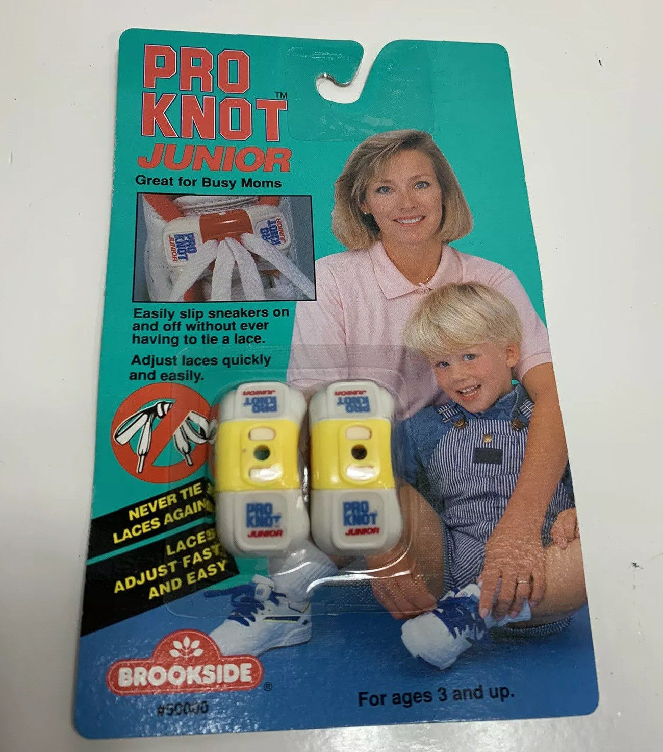Vintage 1992 Brookside Pro Knot Junior (never Tie Laces Again)