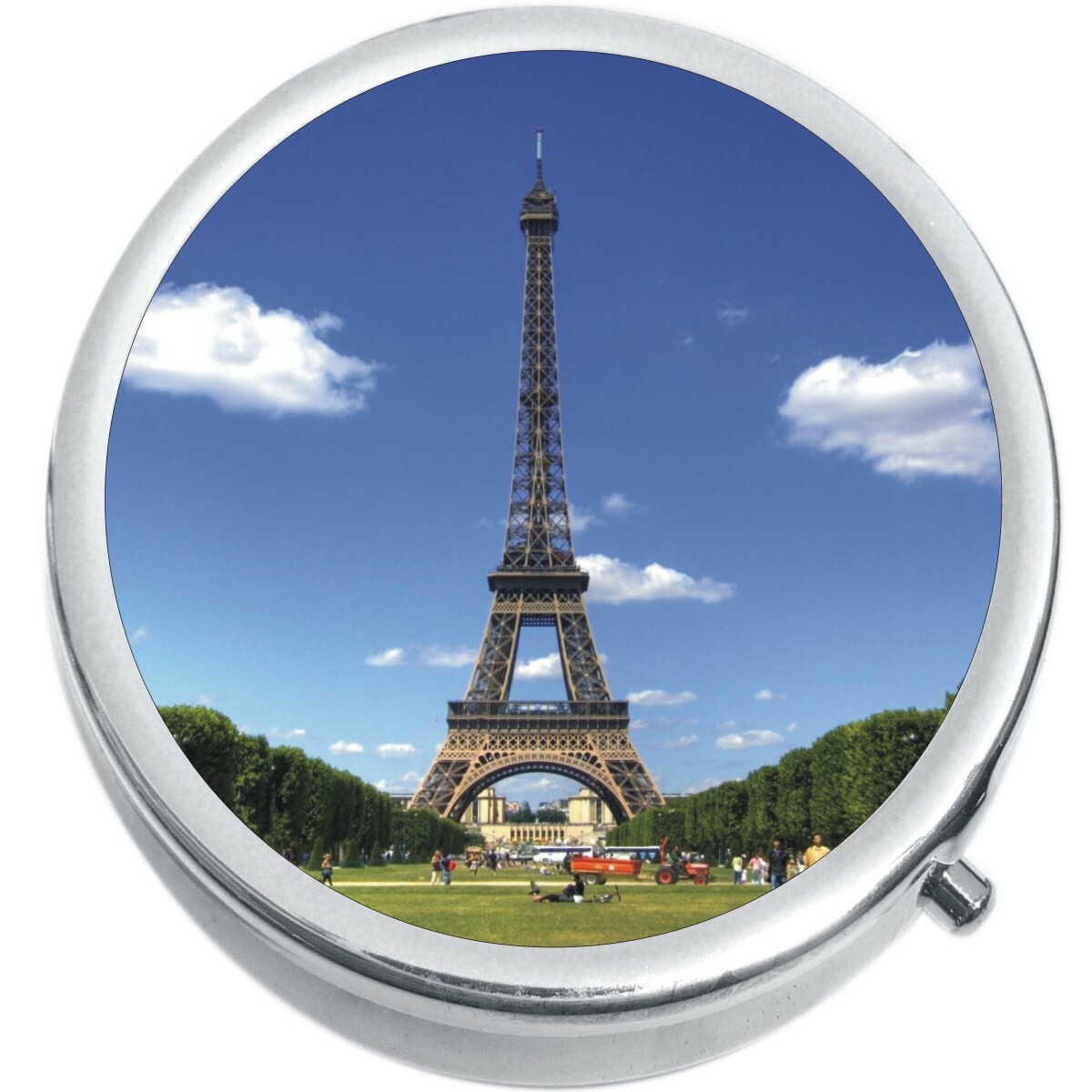 Eiffel Tower  Medicine Vitamin Compact Pill Box