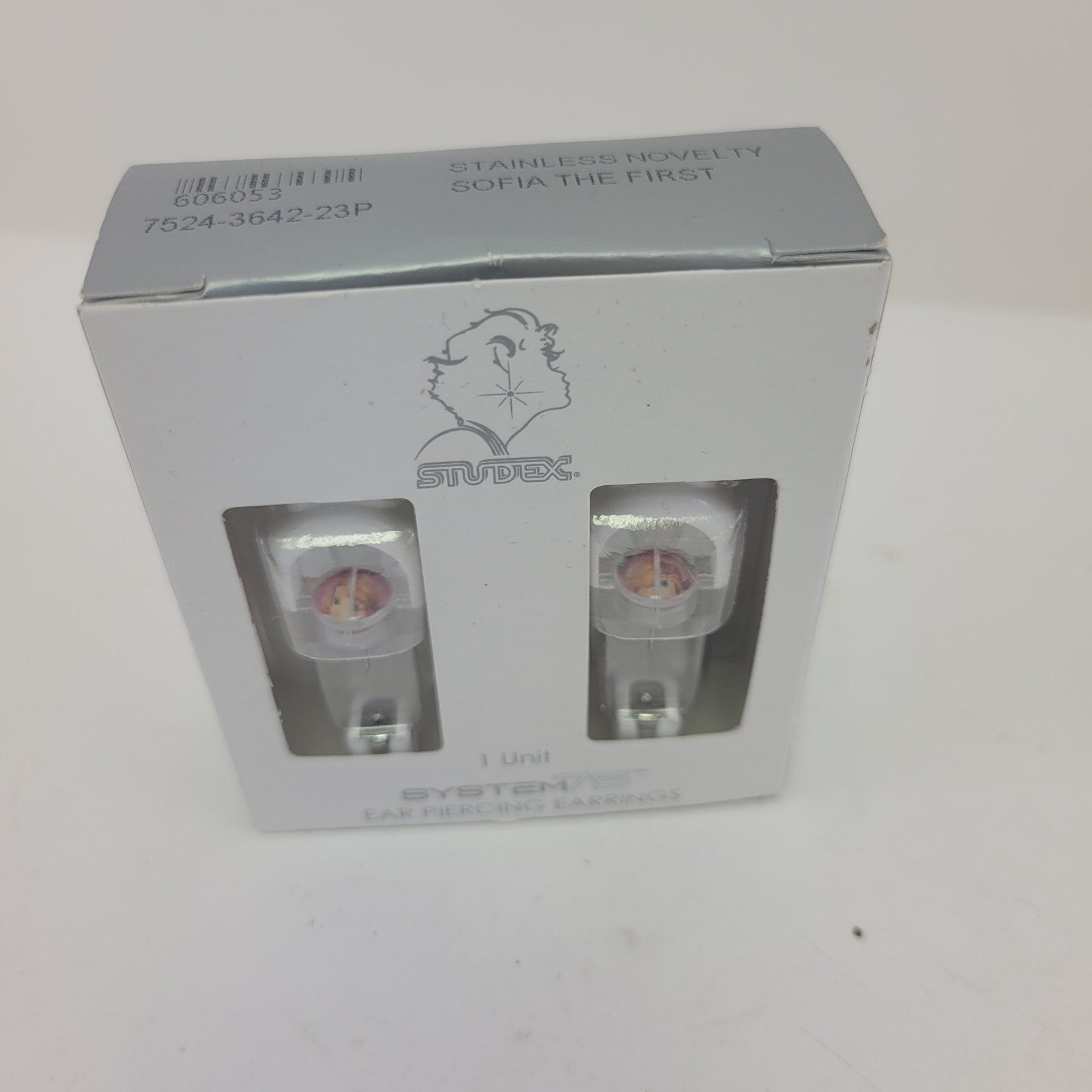 Studex System 75 Ear Piercing Earrings Stainless Sofia The First Disney Princess