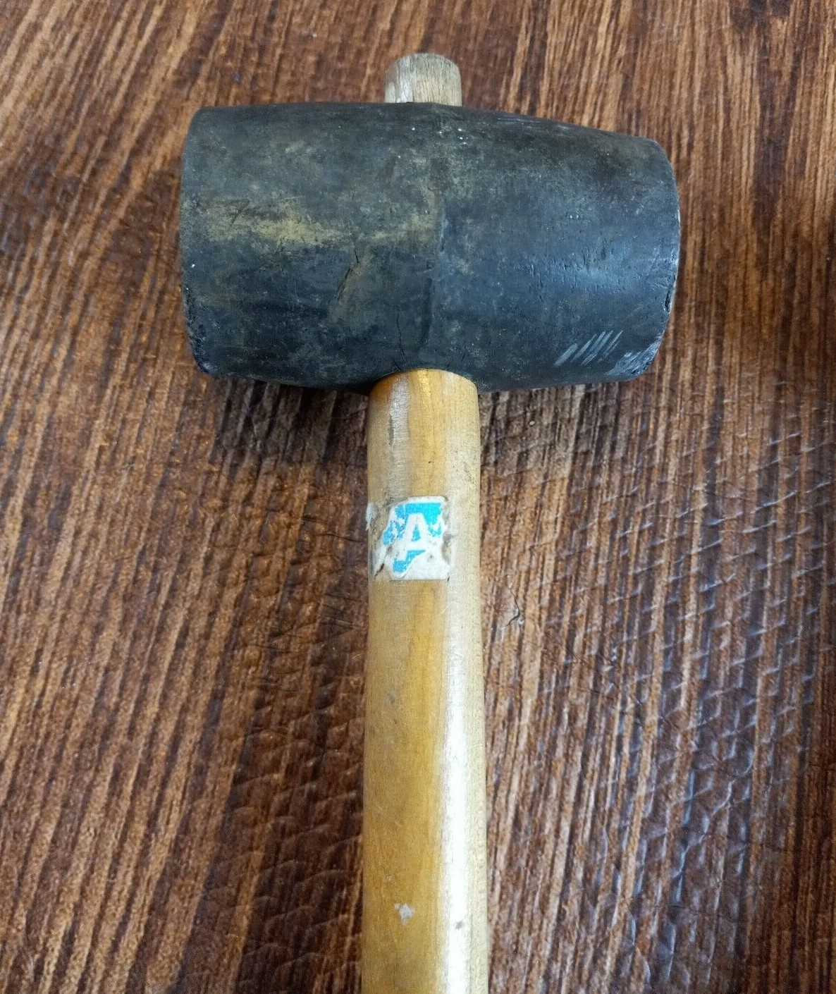 Pair of Double Faced Rubber Mallets Vintage