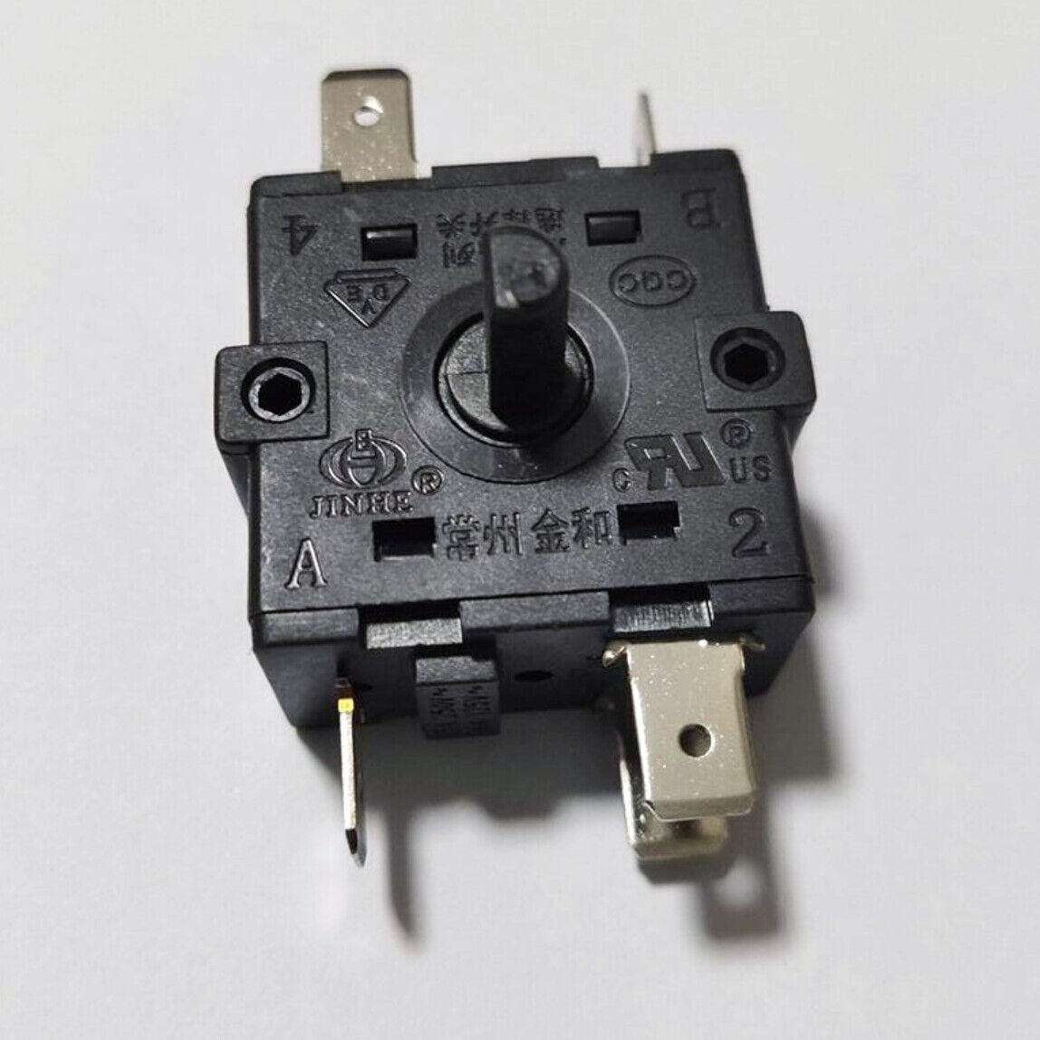 1PC JINHE FZ31-9 XK2 Series 15A 250V T125 6 pins 4 positions Rotary Switch