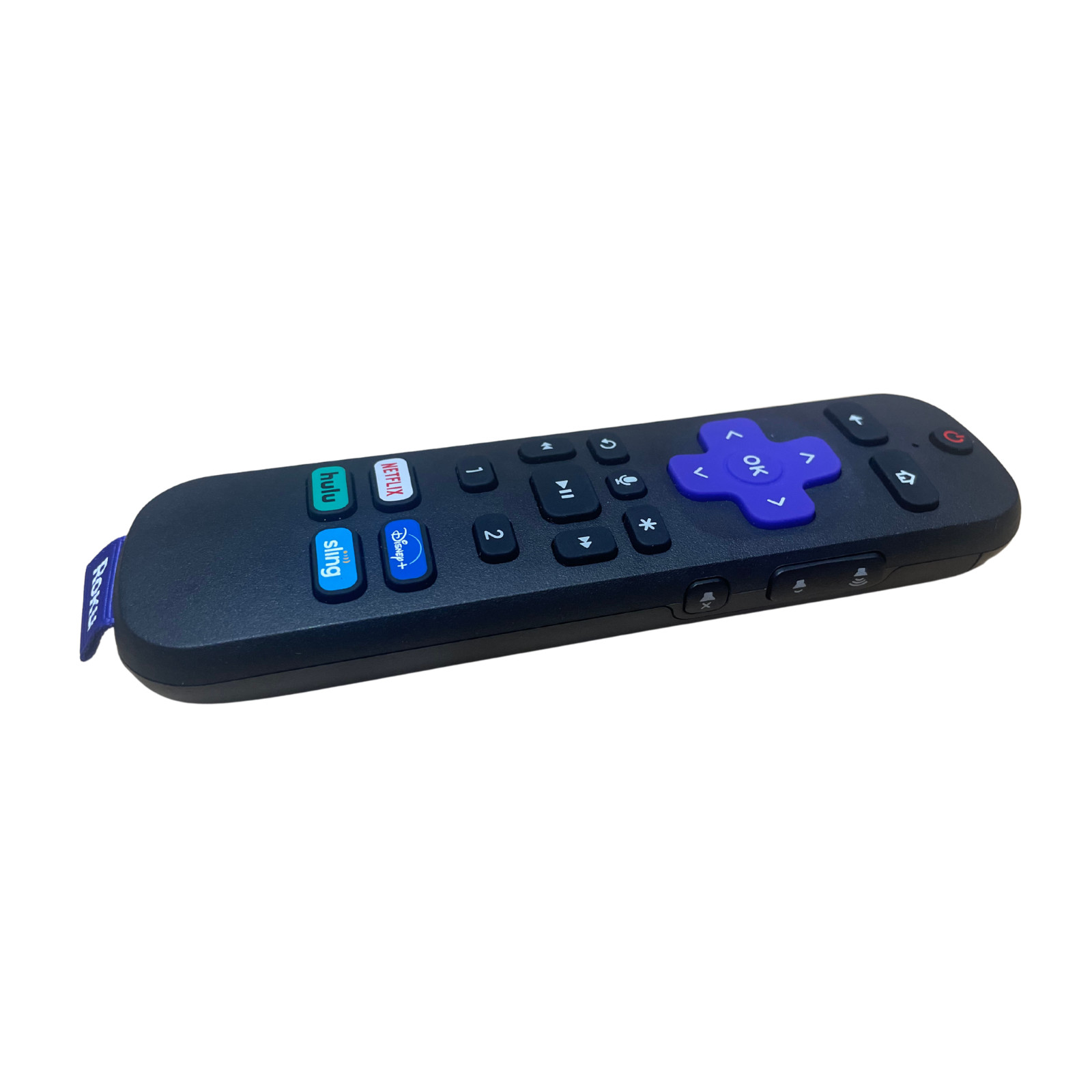 Roku Voice Remote Pro | Rechargeable voice remote with TV controls, lost remote