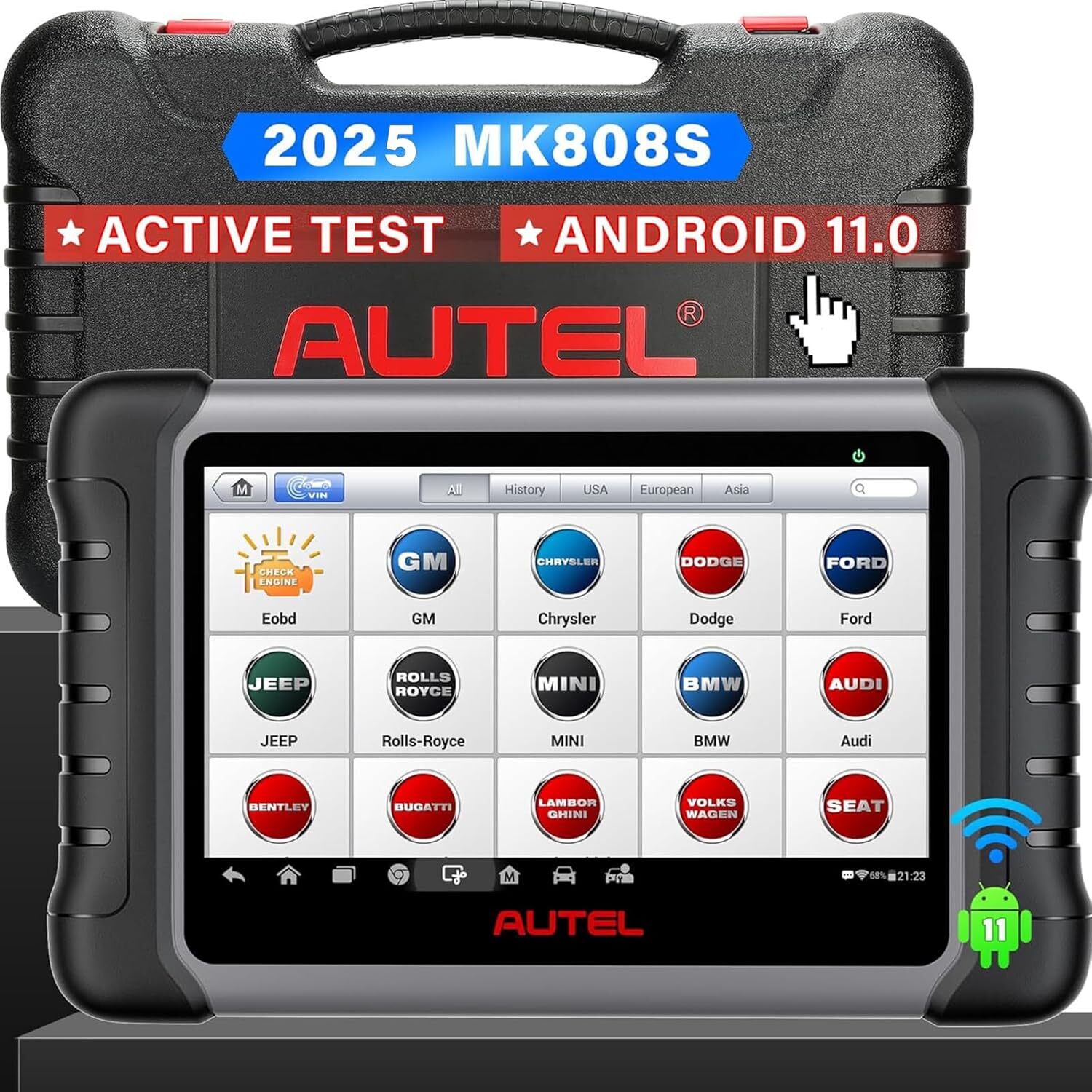 Autel MX808S PRO MaxiDAS DS708 Diagnostic Scanner OBD2 Code Reader Active Test