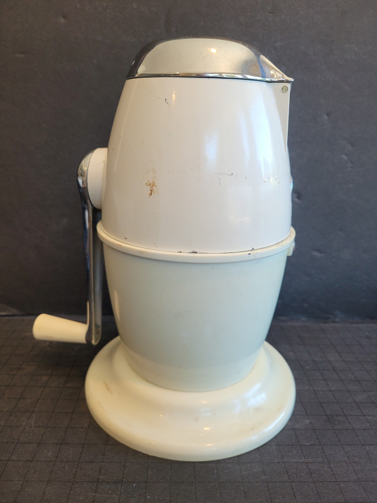 Vintage ICE-O-MAT Hand Crank Ice Crusher
