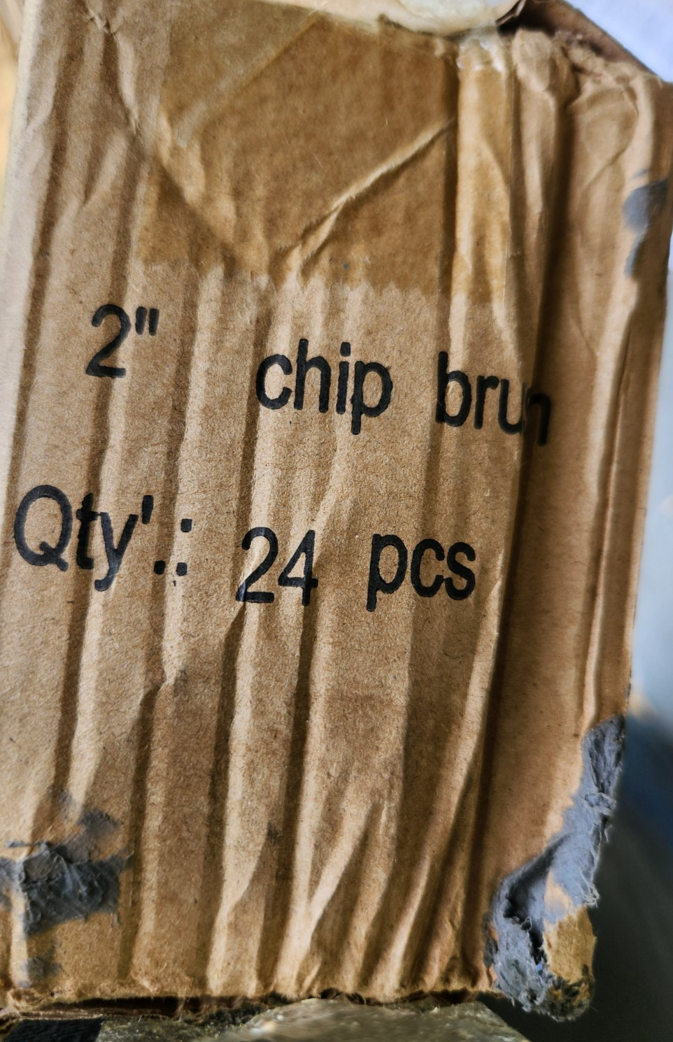 (24 Pk) 2" Wood Handle Chip Brush