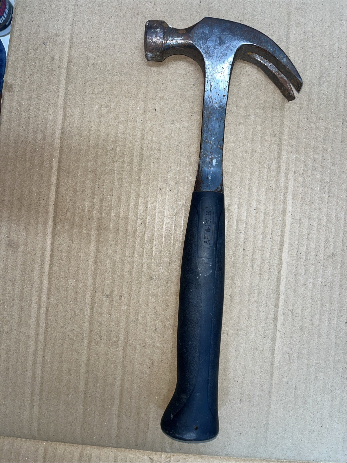 Vintage Stanley 16oz. Hammer Curved Claw Metal Black Cushion Grip Model 51-126
