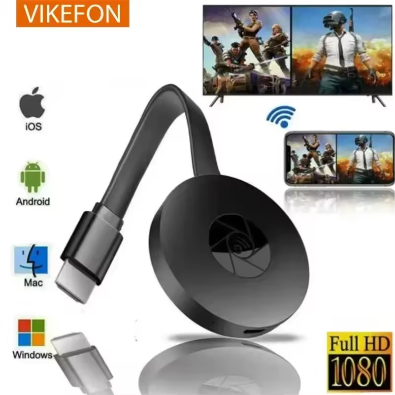For Chromecast Google Wireless HDMI-Compatible HD Display Media Streaming_Video