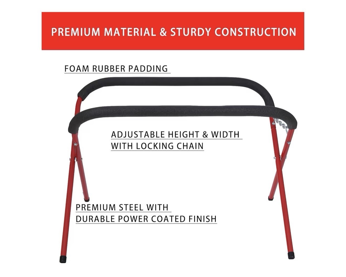 Portable Workbench Folding Work Stand, 1000 Pounds Capacity, Heavy Duty
