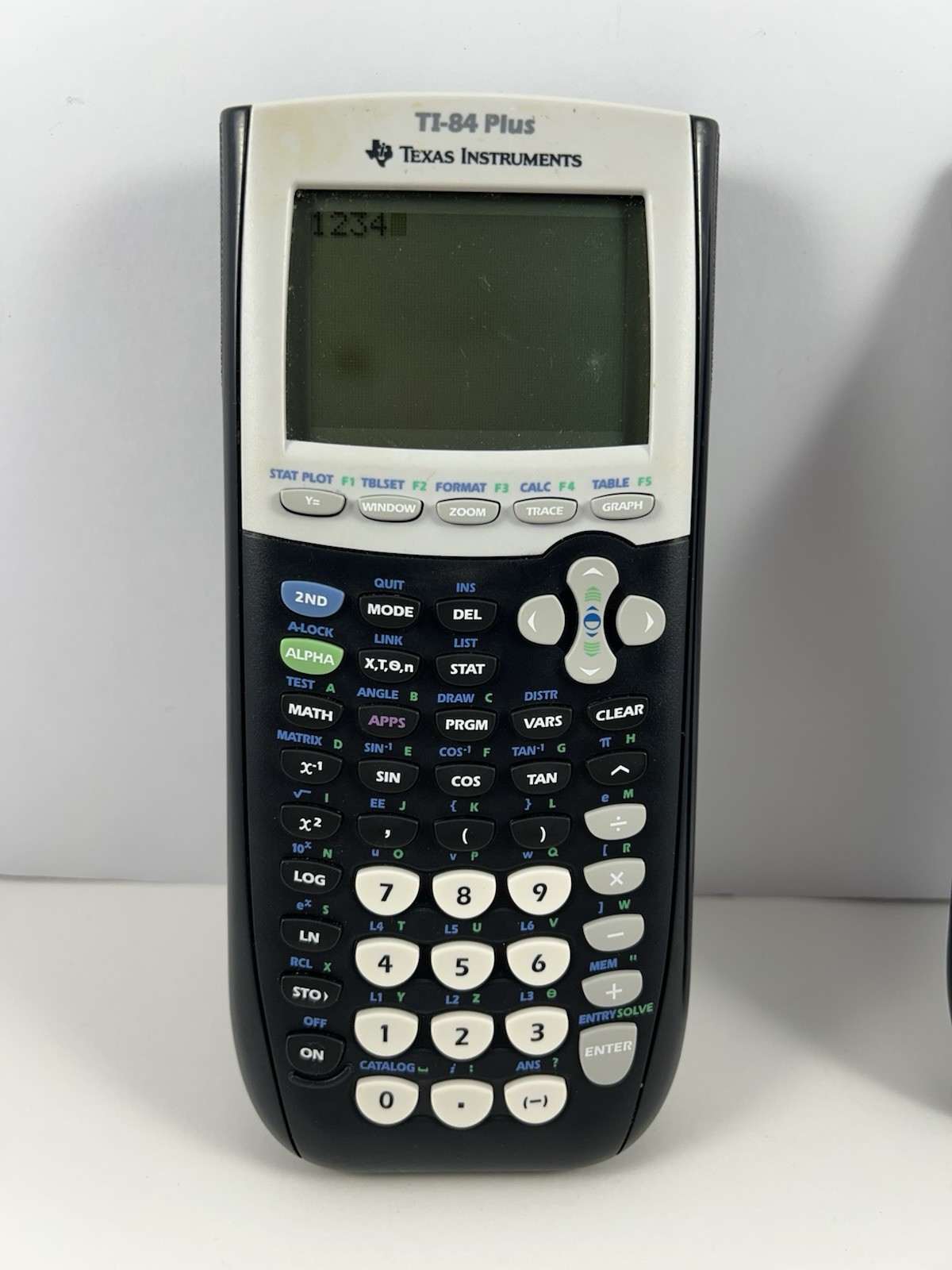 Texas Instruments TI-84 Plus Graphing Calculator Black Tested & Working