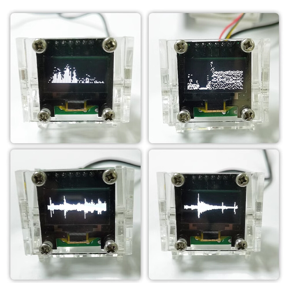 OLED Mini Music Spectrum Display Analyzer Audio Level Indicator VU Meter 8 Types