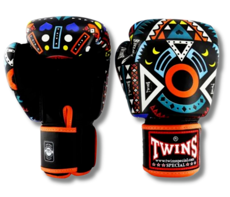 Boxing Gloves Twins Special FBGVL3-57 Leather Training Muay Thai Made in TH