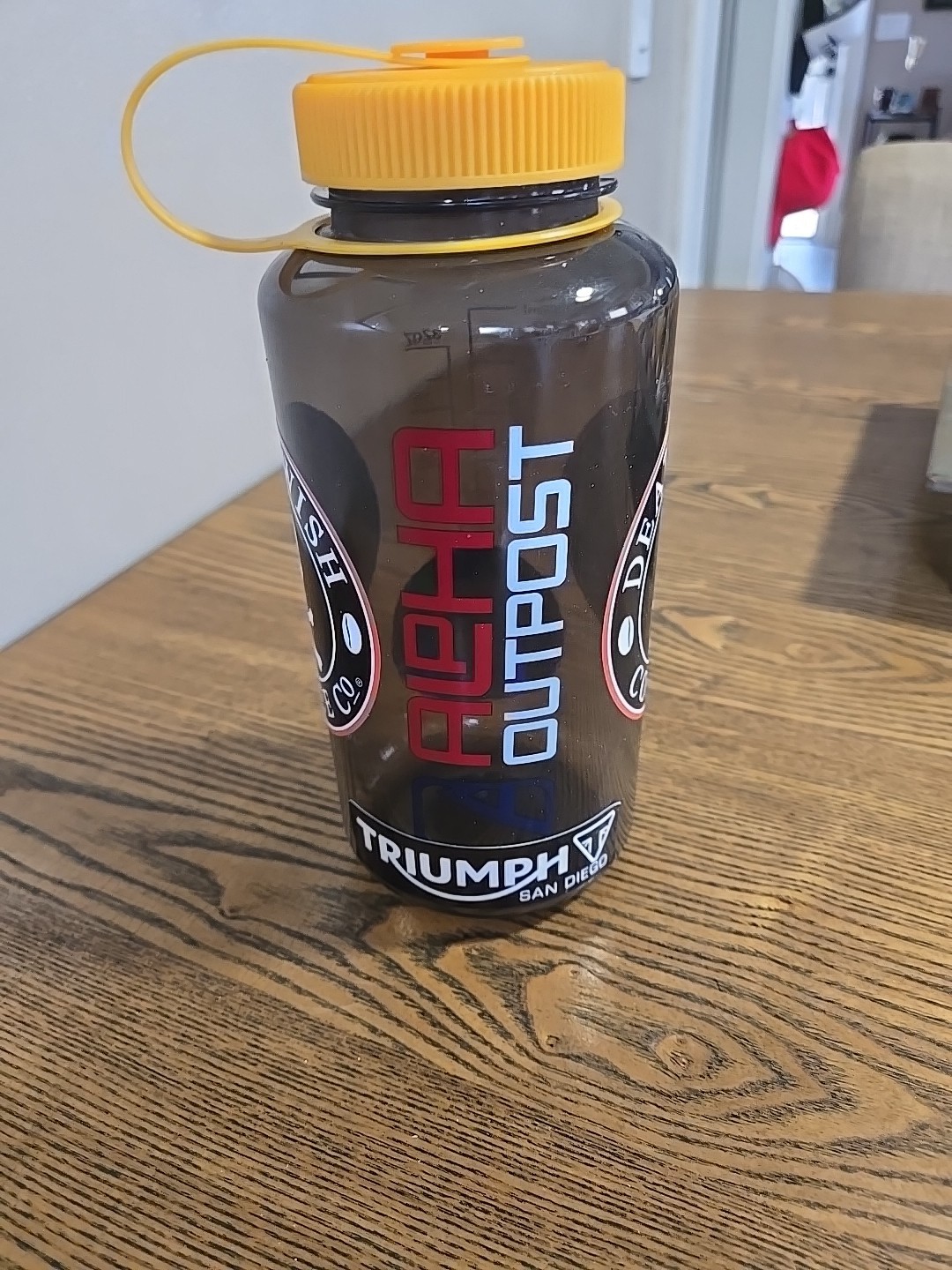 32oz/1000ml Wide Mouth Bottle, Screw On Cap, Alpha Outpost, Tritan Copolyester