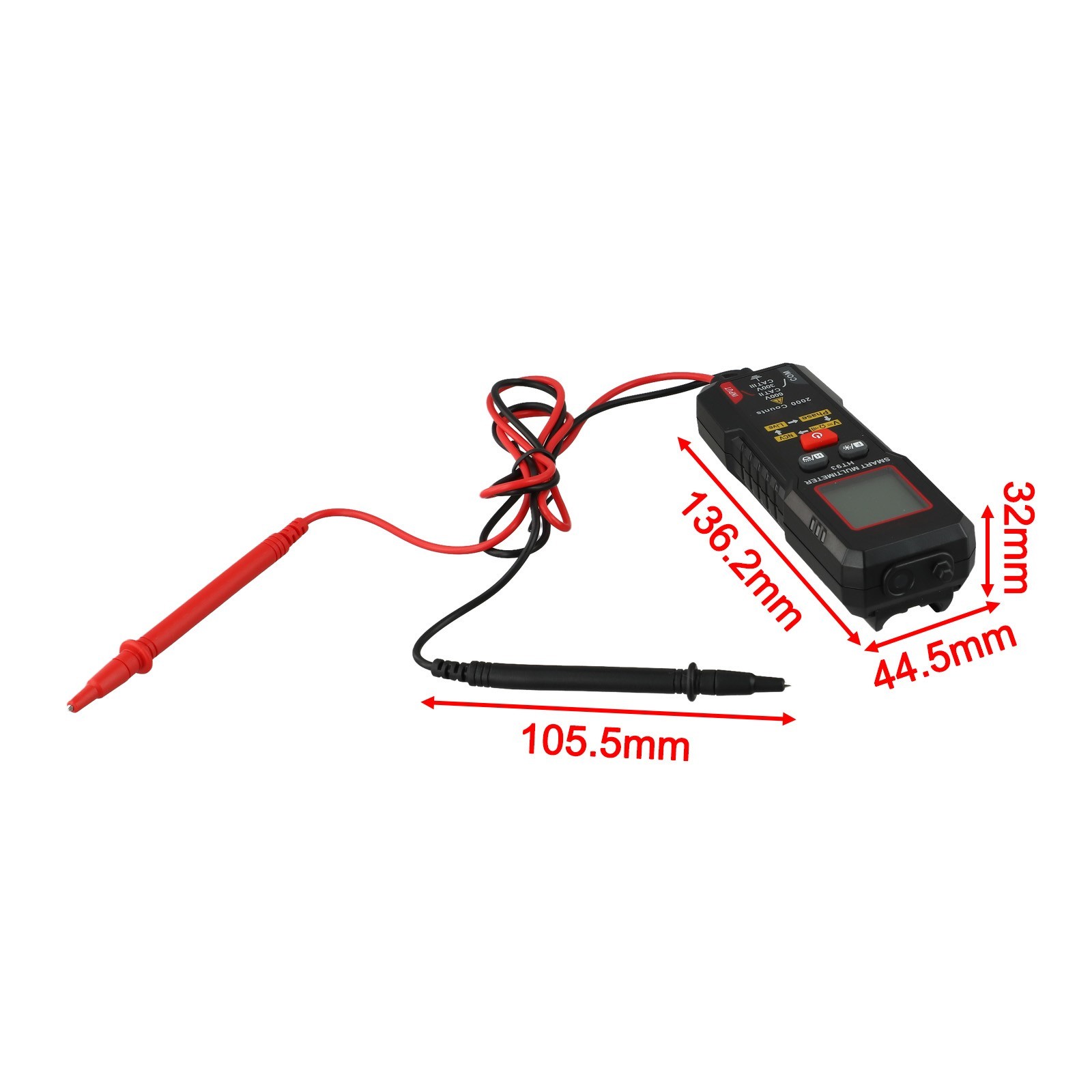 HT93 Multi-function Digital Multimeter Handheld NCV Detection Smart Multimeter