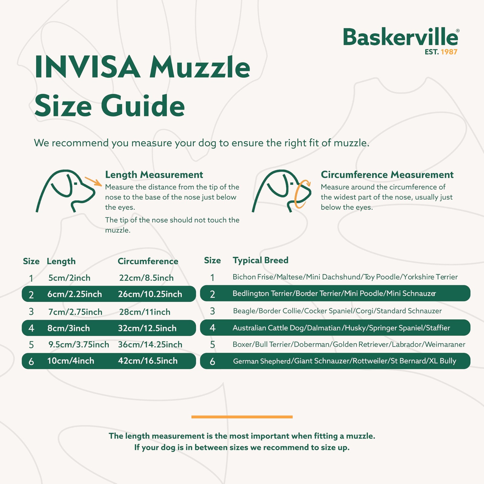 INVISA Basket Dog Muzzle - Patented Humane Design with Facial Visibility, Pad...