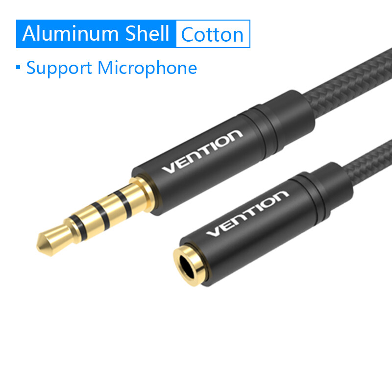3.5mm Jack Headphone Extension Cable AUX Audio Cord Stereo Male to Female PC TV