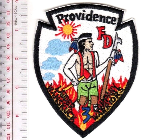 Providence Fire Department Fire Ladder 3 Wanskuck Warriors Admiral vel NO TARIFF