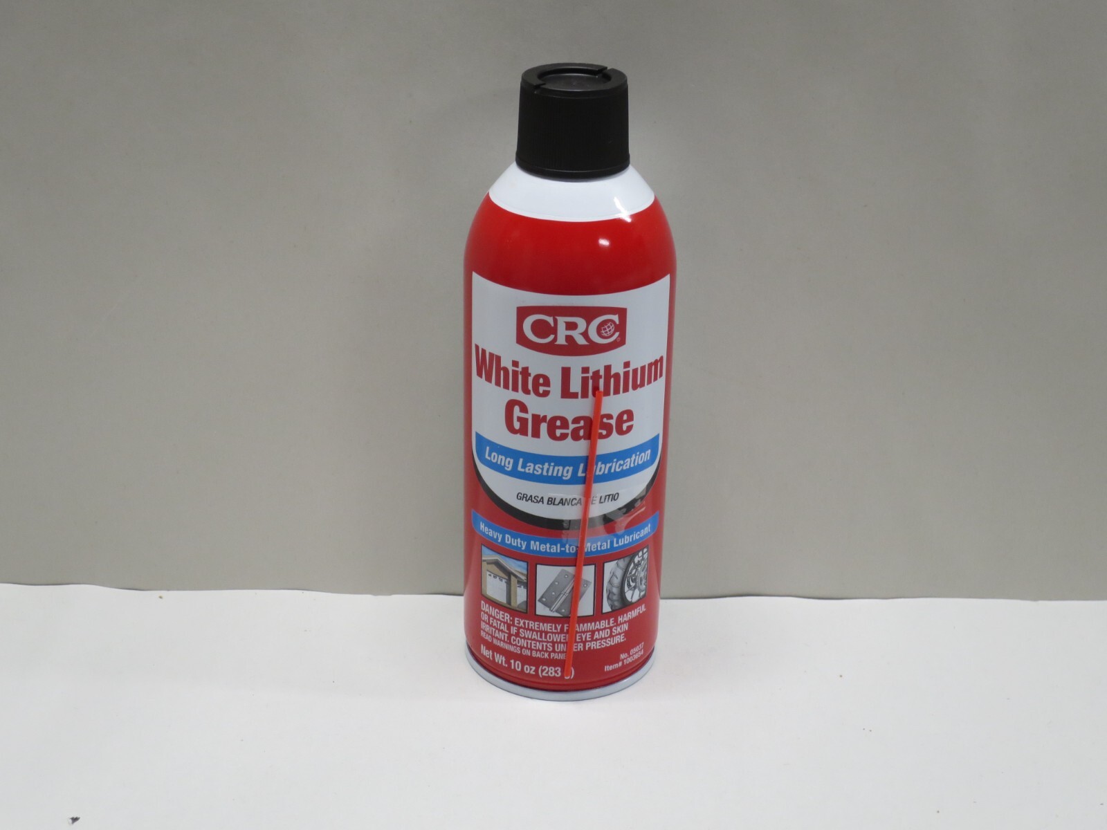 CRC 05037 White Lithium Grease Spray 10oz Can