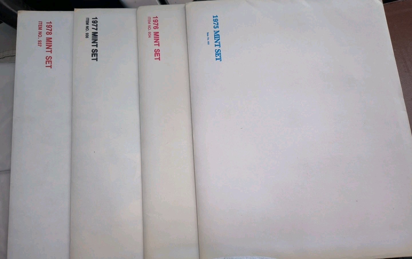 1975-1978 Mint Set Stamps Sets