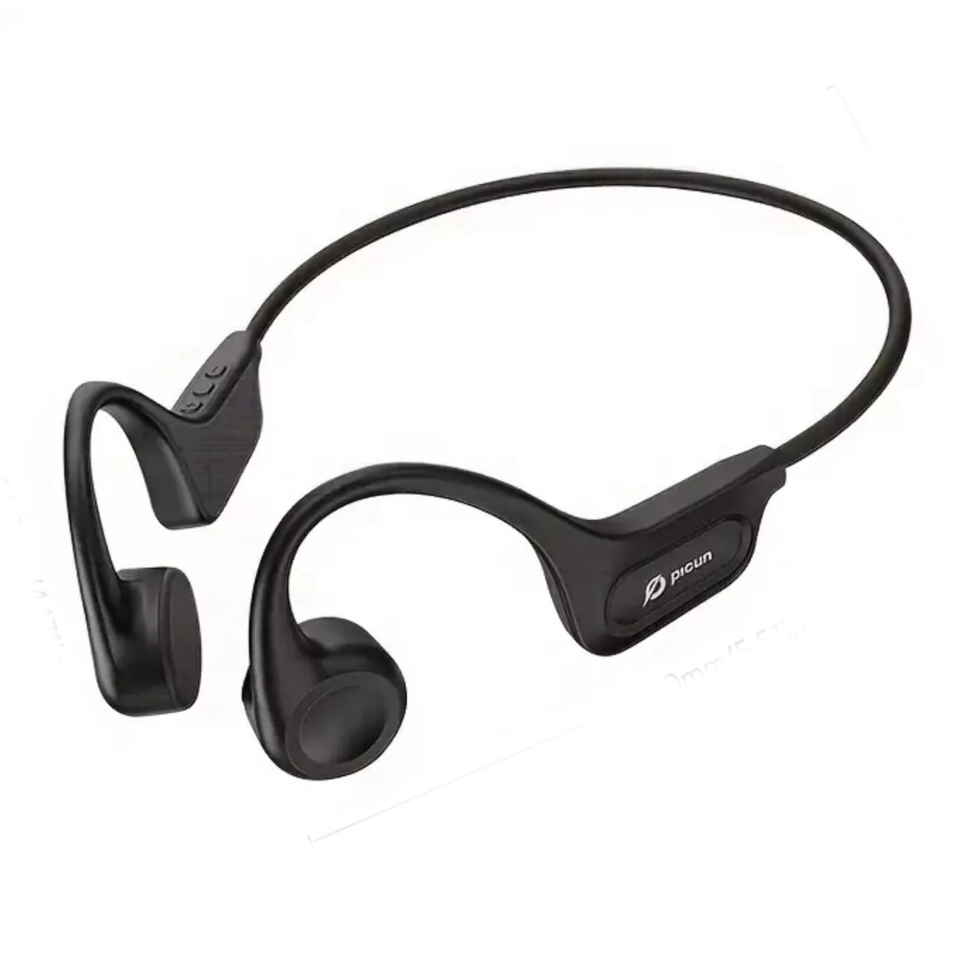 Picun Wireless 4th Gen Bluetooth 5.3 Bone Conduction Headphones Open Ear NoDelay