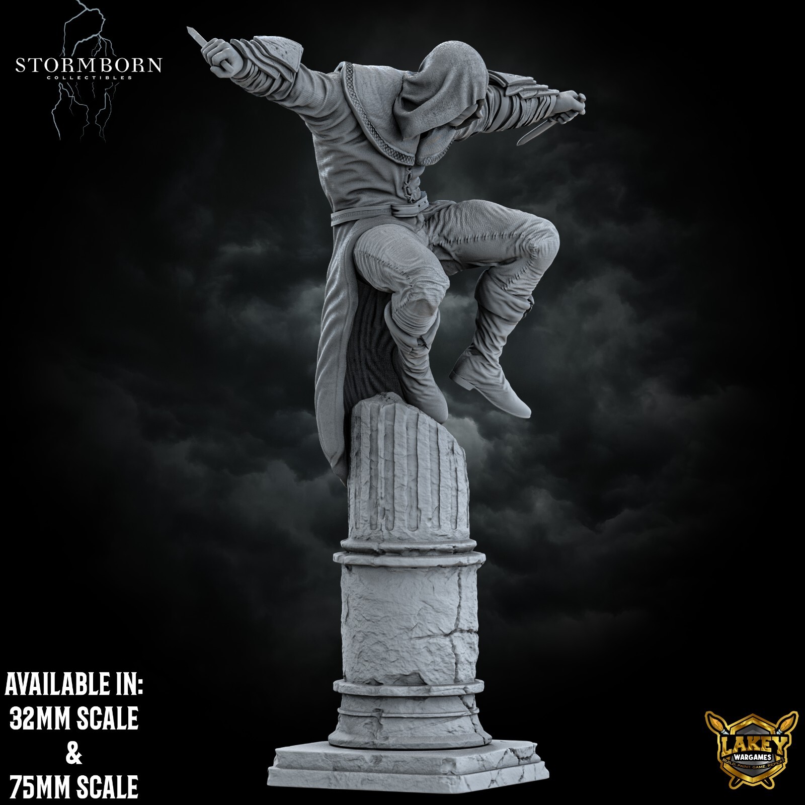 Corvus Alternative Pose - Stormborn Collectibles | DnD | 3D Printed Miniature |