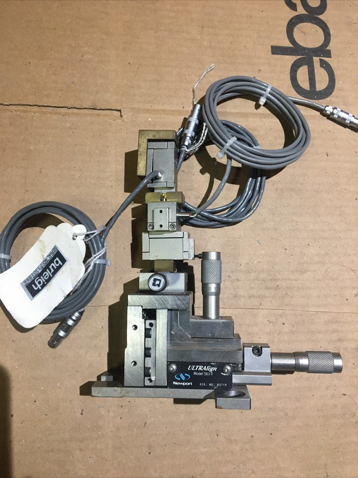Newport ULTRAlign 561D-XYZ & UMR3.5 Linear Translation Stage Newport Micrometers