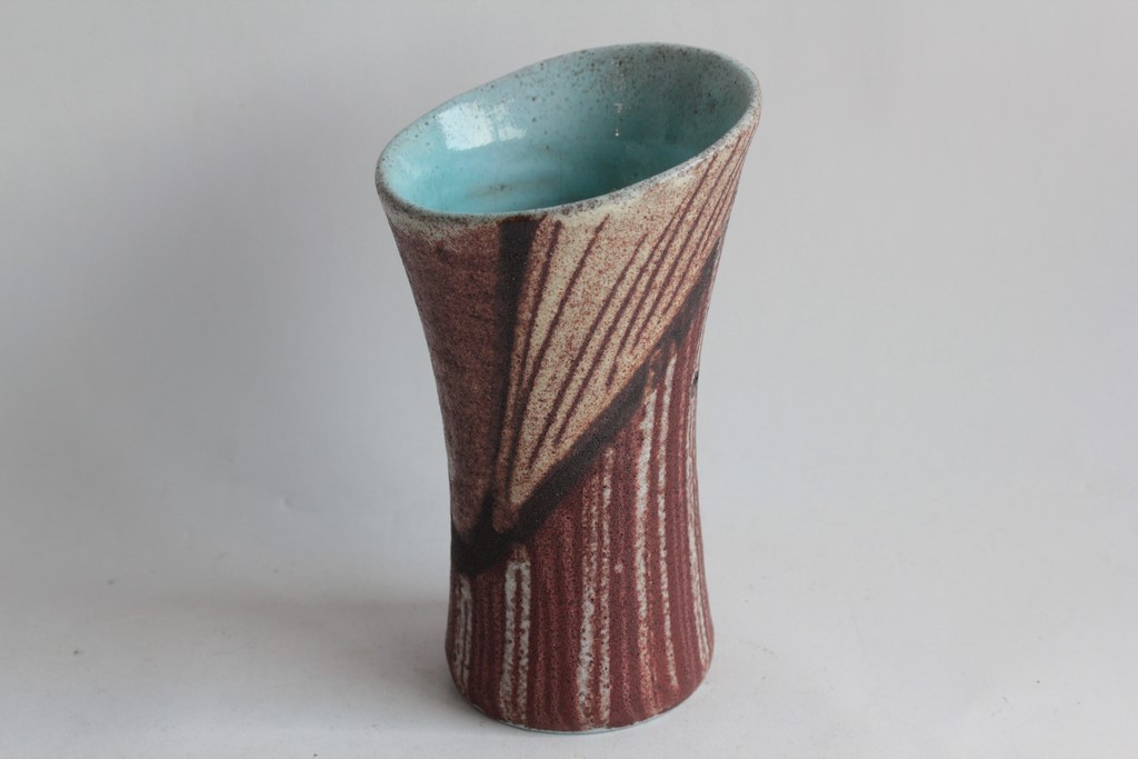 ACCOLAY Asymmetrical glazed ceramic vase (63613)