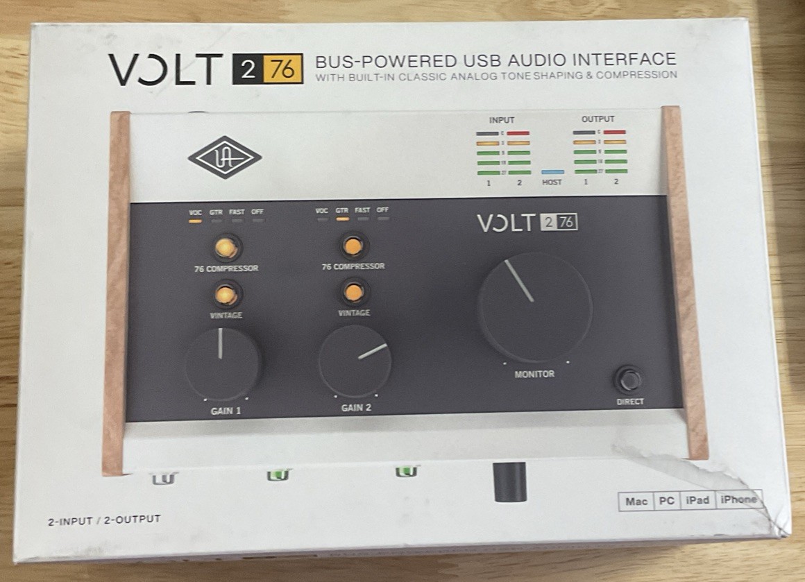Universal Audio Volt-276 Bus-Powered USB Audio Interface