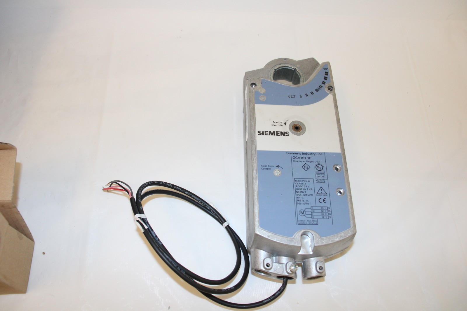 Siemens GCA161.1P GCA Series Spring Return Electronic Damper Actuator "NEW"
