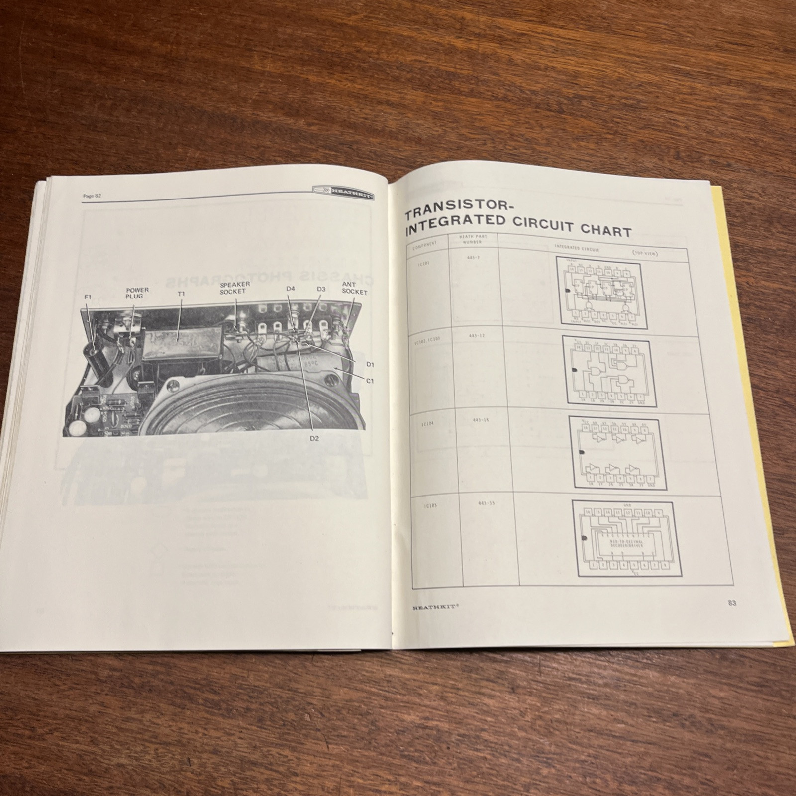 Original Heathkit GR-110 VHF scanning monitor original assembly manual
