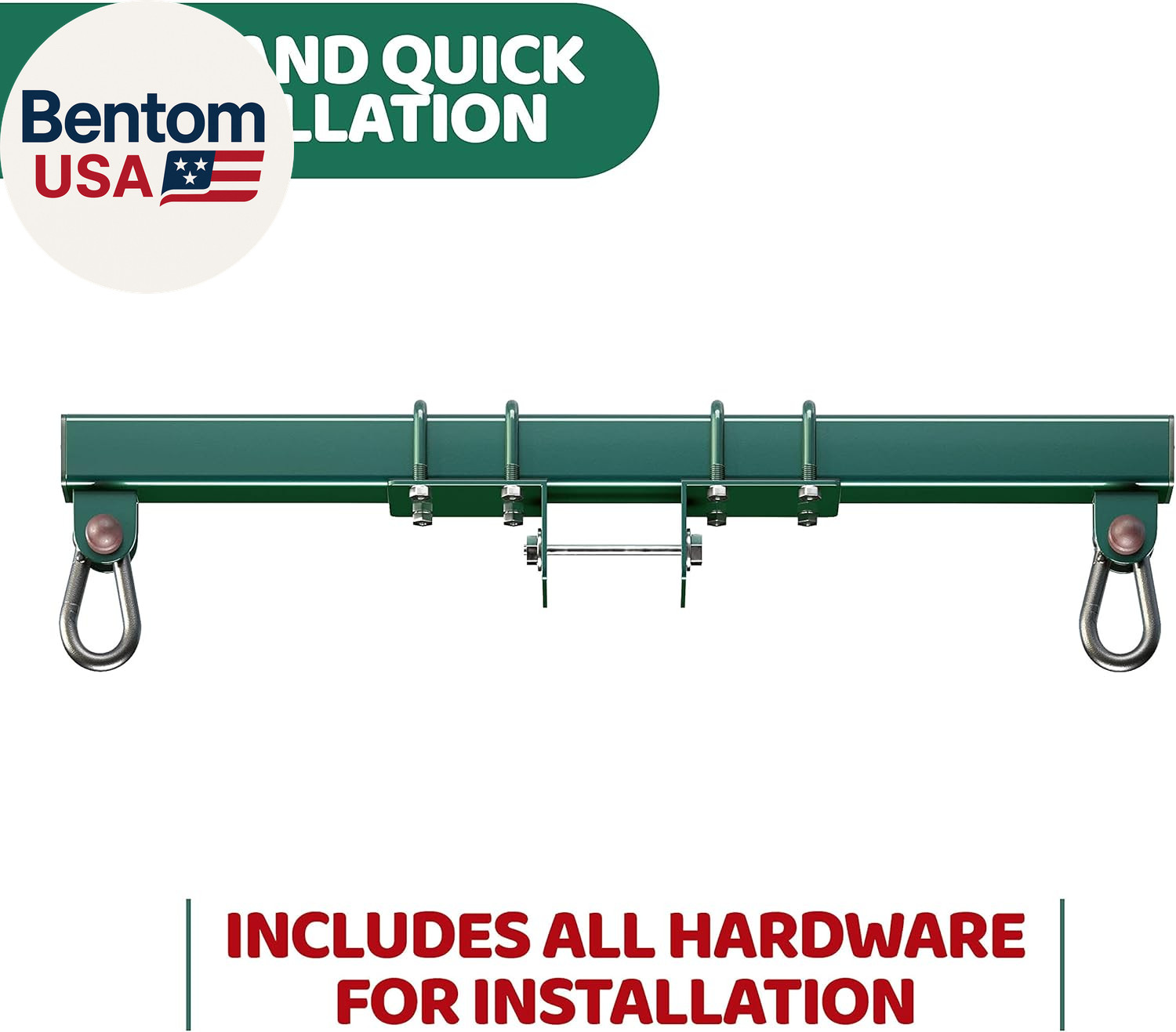 Swing Set Conversion Bracket - No Tree, No Problem, Convert Your Swingset into a