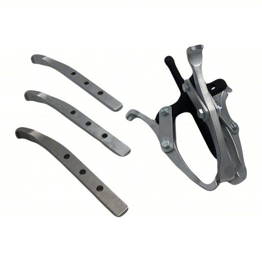 WESTWARD 23MD43 Puller Set 6" - 12", 8-3/4" Reach, 4-In-1 Manual, 6 Pcs 23MD43A