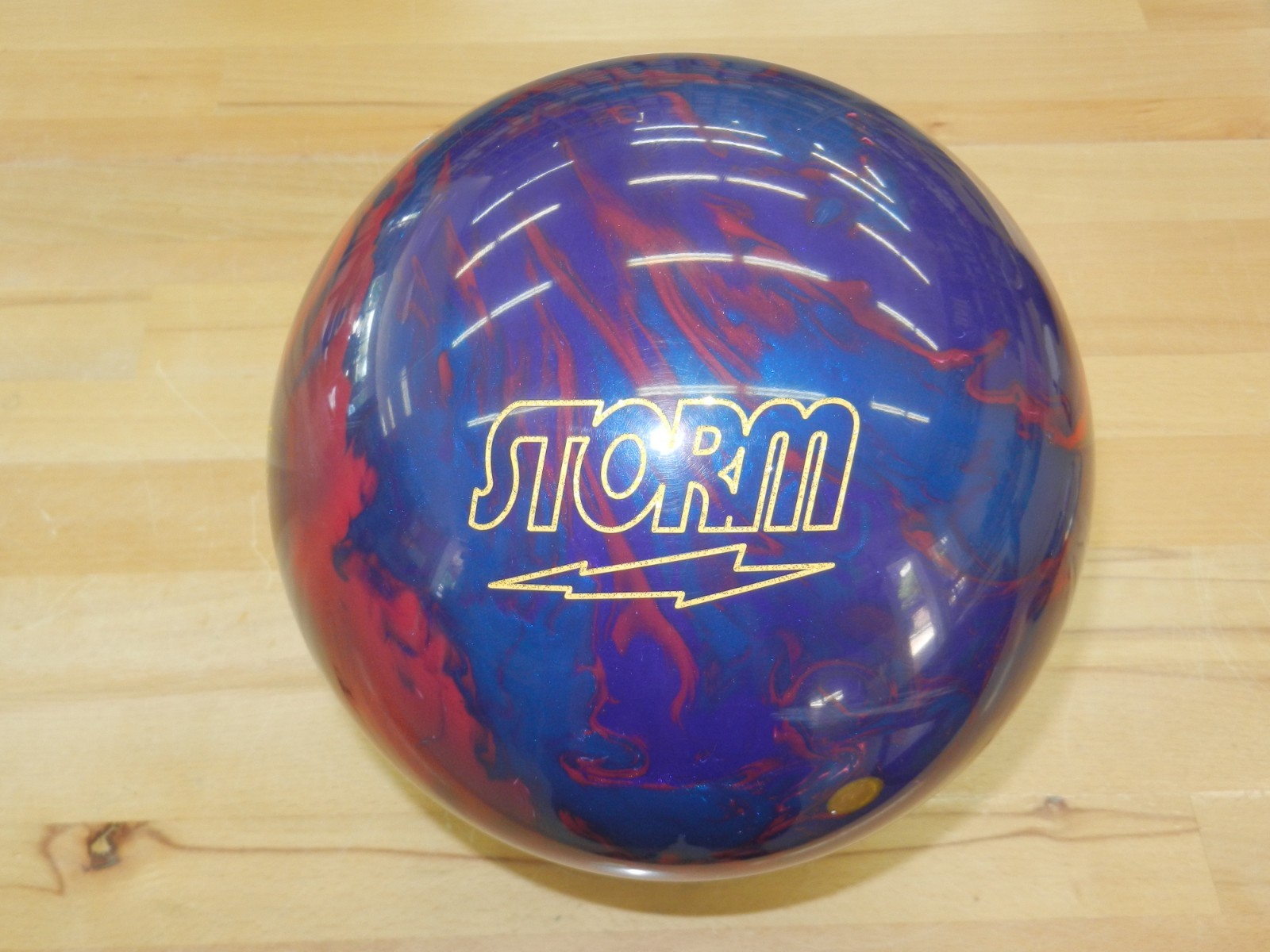 NIB 15# Storm Phaze II Pearl Bowling Ball w/Specs of 15.2/3-3.5" Pin/2.96oz TW