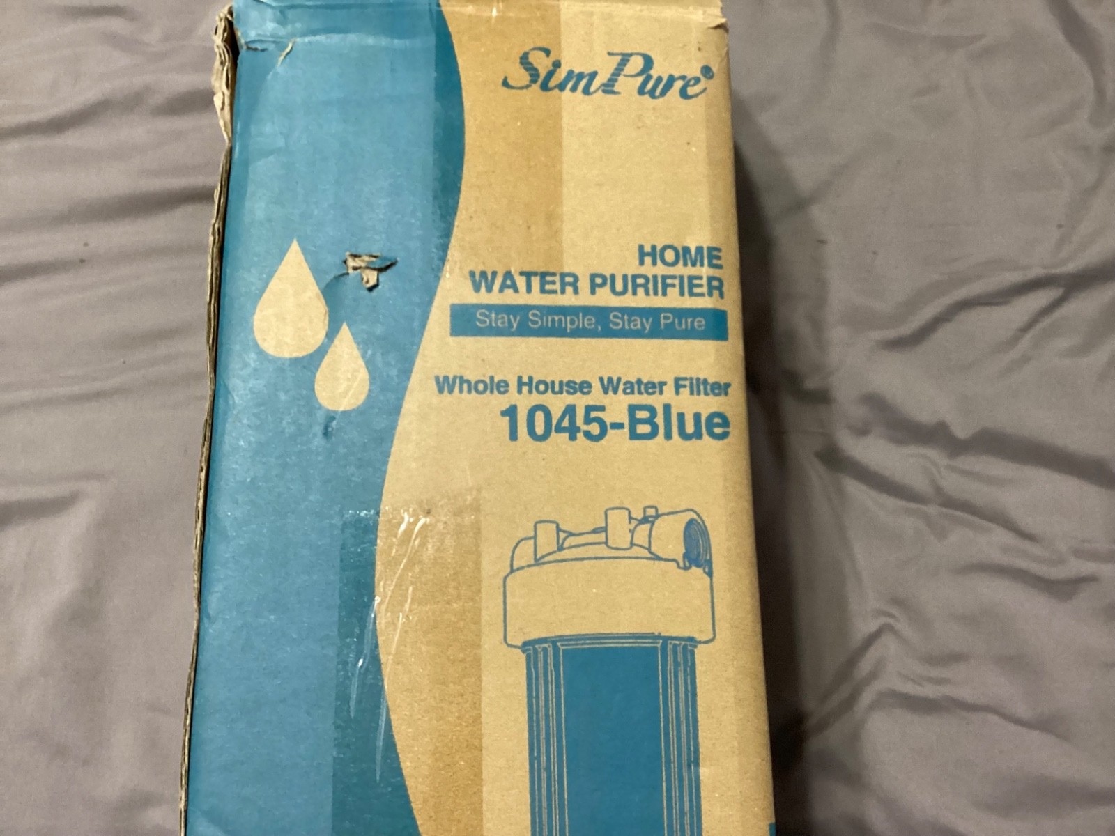 SimPure Home Water Purifier 1045-Blue