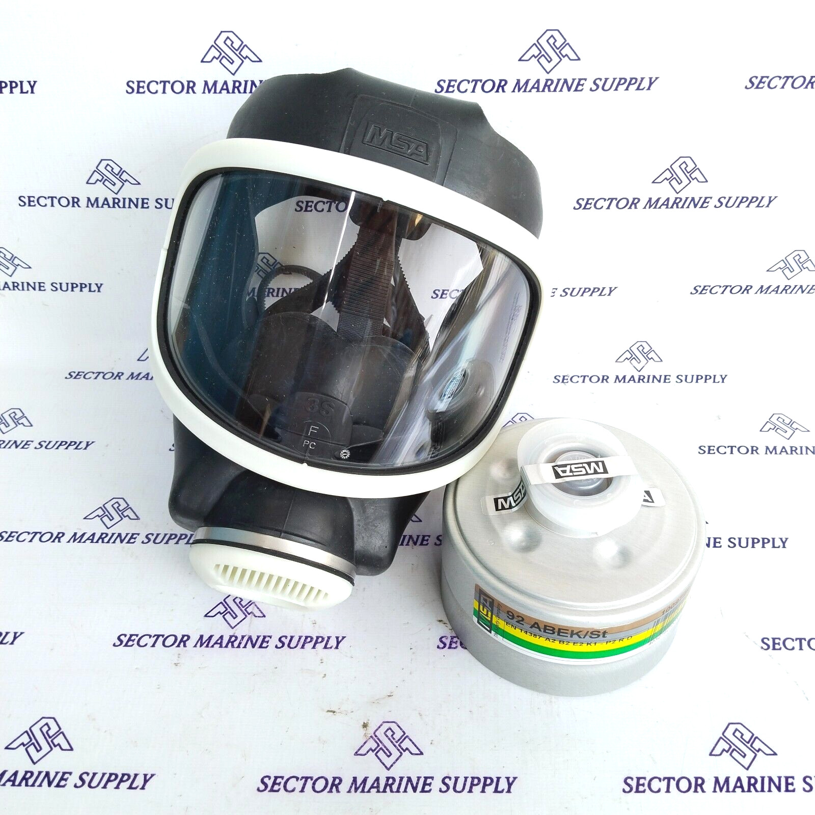 MSA D2055790/10097995 Full Face Mask 3S Basis Plus With Combination Filter