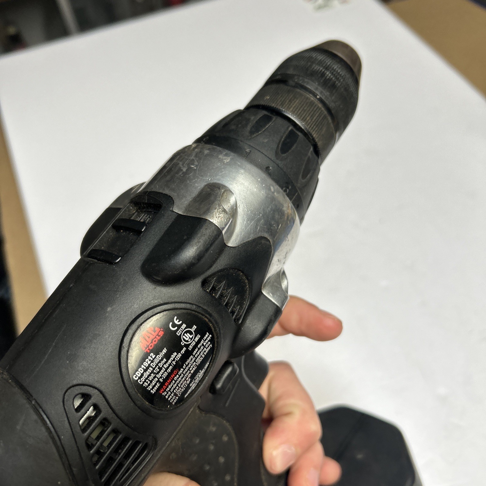 MAC TOOLS CDD19212 1/2" DRIVE 19.2V (WBP004167)