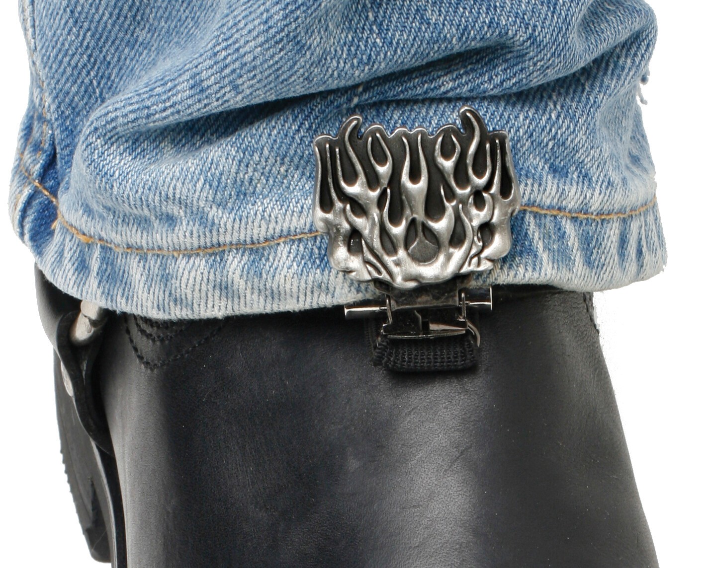 RYDER CLIPS CLIPS FOR STIRRUP/STRAP BOOTS FLAMES FMS-FC