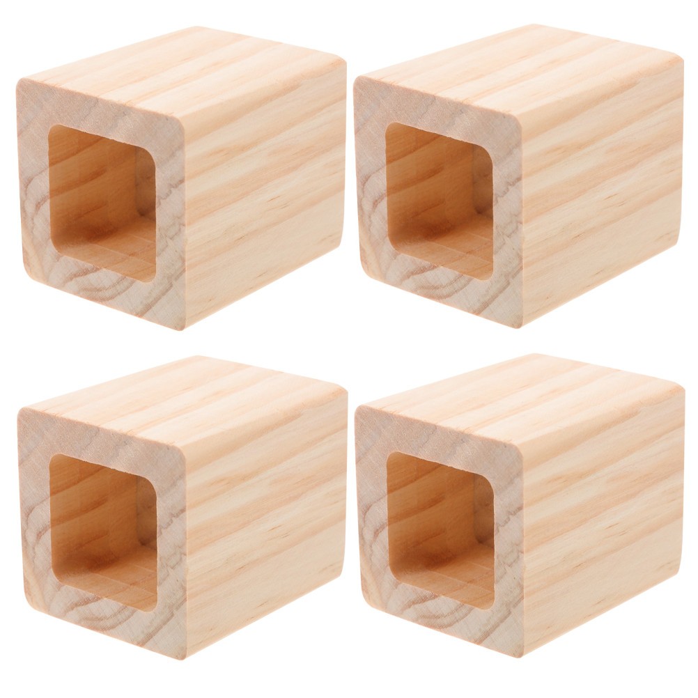 8 Pcs Home Furniture Foot Support Bed Risers Dining Table Leg Extenders
