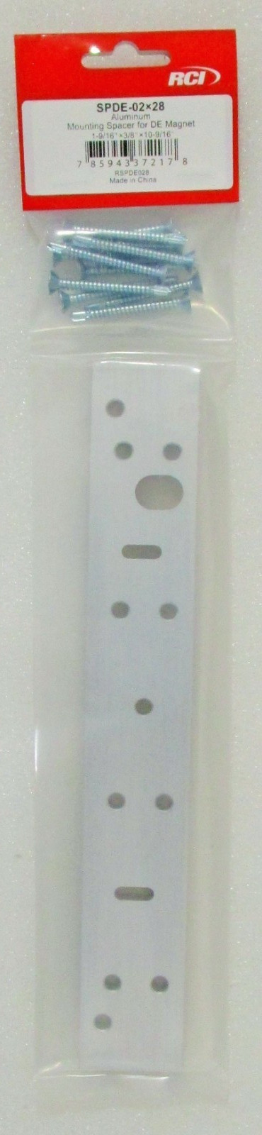 Rutherford Controls SPDE02 X 28 spacer DE8310 1-9/16" W x 3/8" T x 10-9/16" T