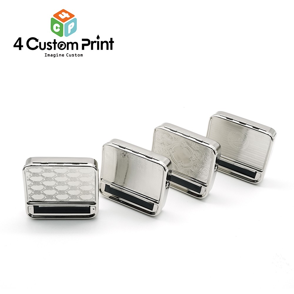 Metal Tobacco Rolling Machine - 70mm Cigarette Roller Case for Automatic Smoking