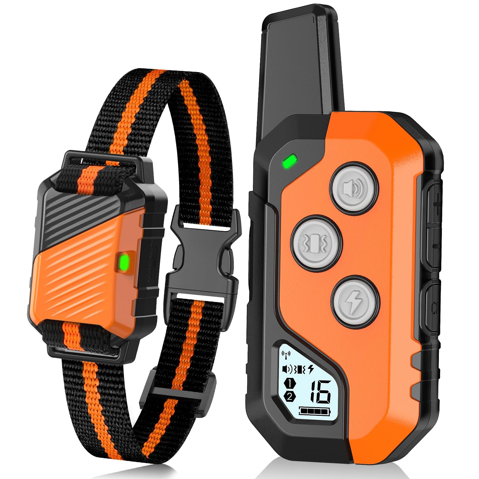 Collar De Choque Electrico Entrenamiento Para Perros Con Control Remoto 1300 Ft.