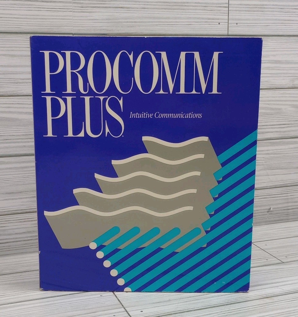 International Procomm Plus 2 2.01  Dos 5.25 Rare Vintage Box Collector Windows