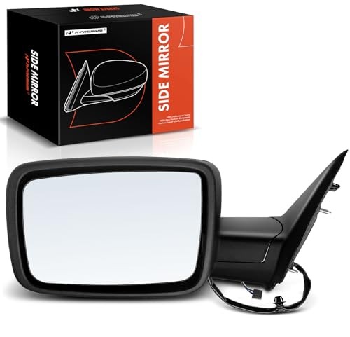 Driver Side Power Door Mirror - Compatible with Ram 1500 2014 Left Driver Side