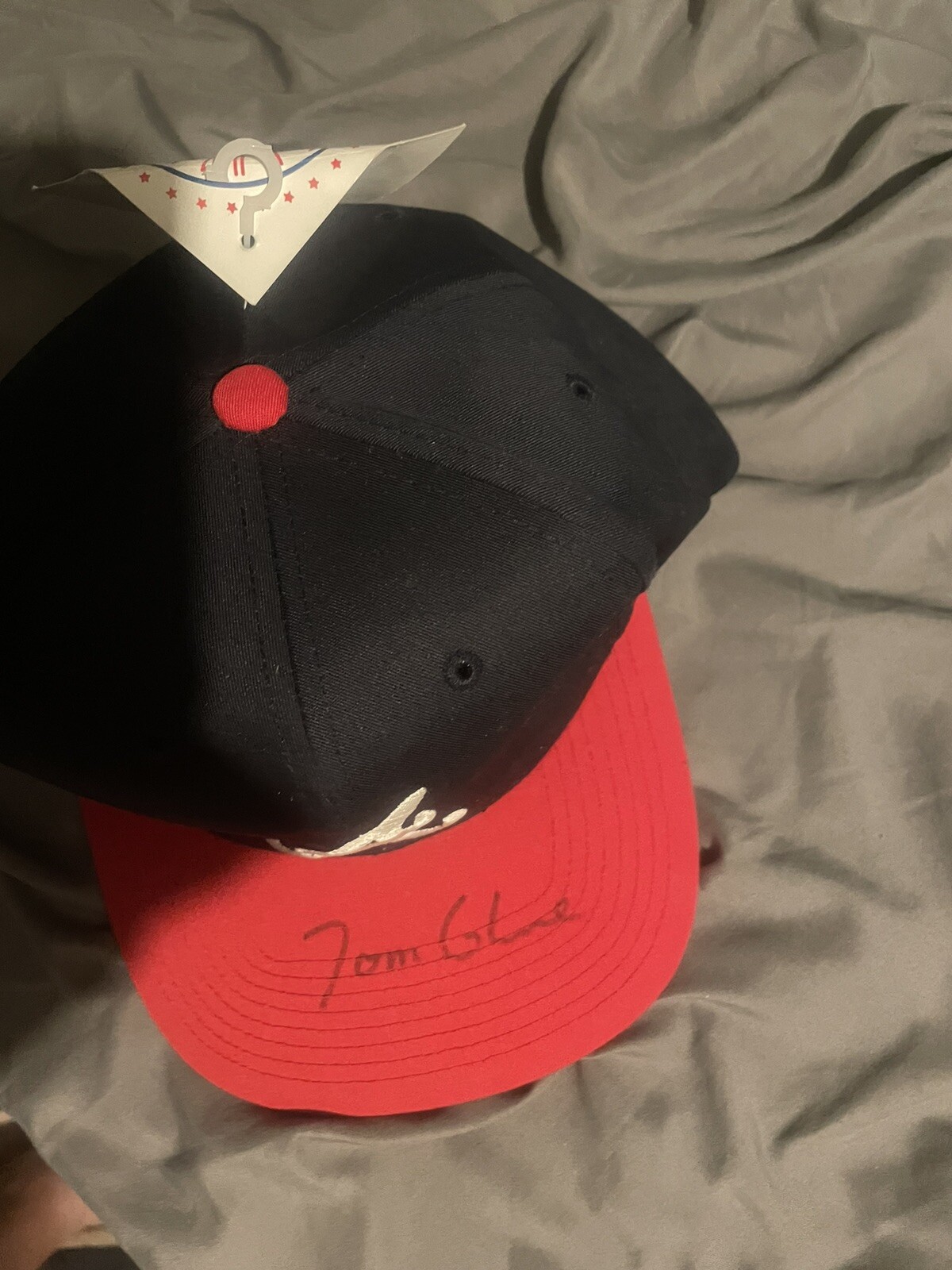 Tom Glavine Autographed Braves hat