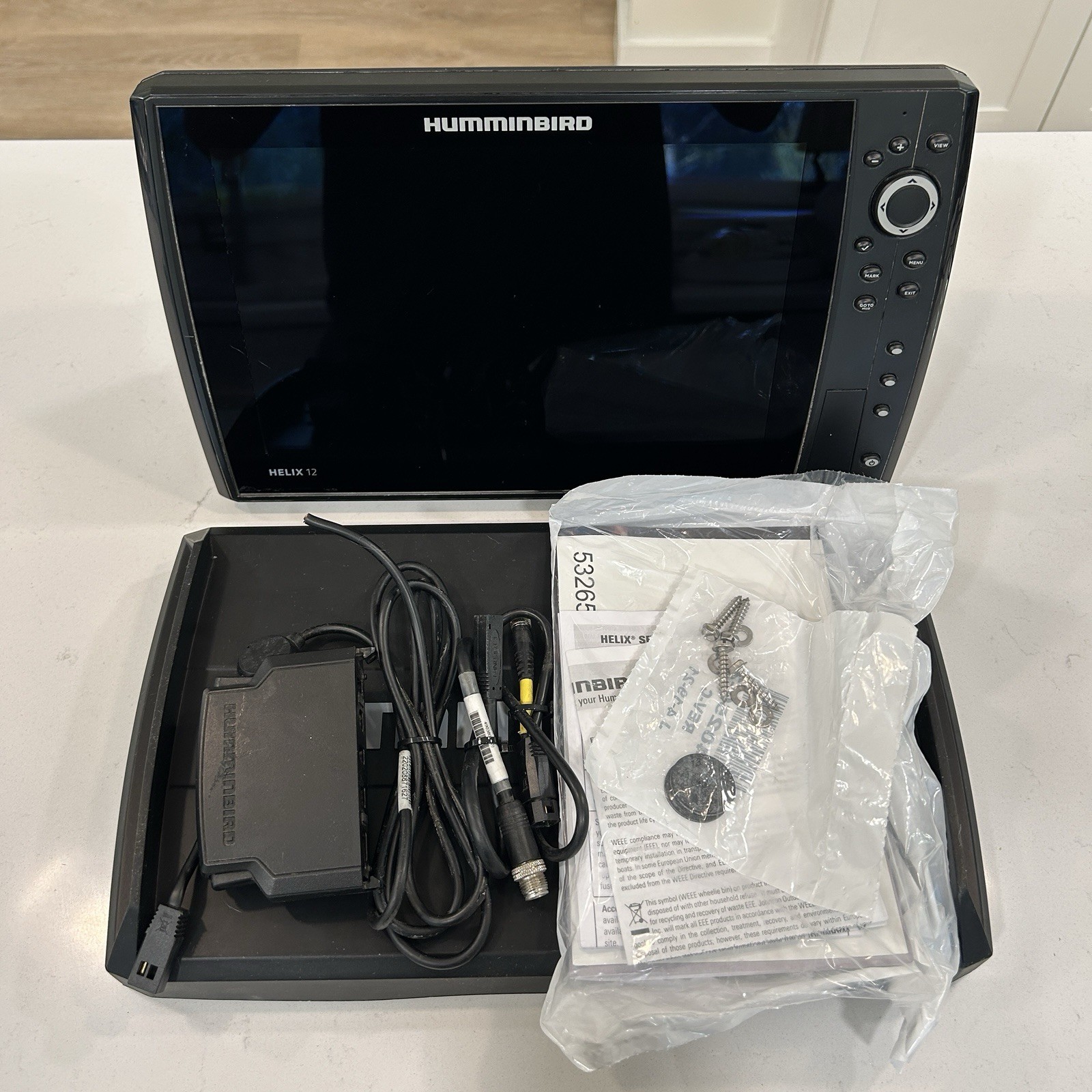 Humminbird Helix 12 MDI+ GPS G4N CHO Head Unit Mega Down Imaging