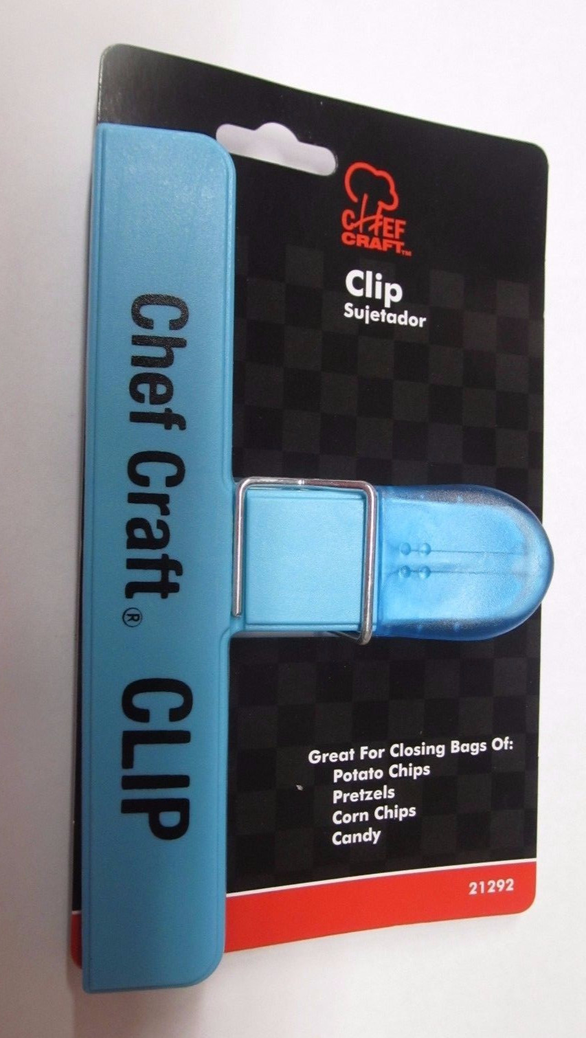 Large Bag Clip Chef Craft 6"  #21292  Assorted Colors  1 Clip NEW