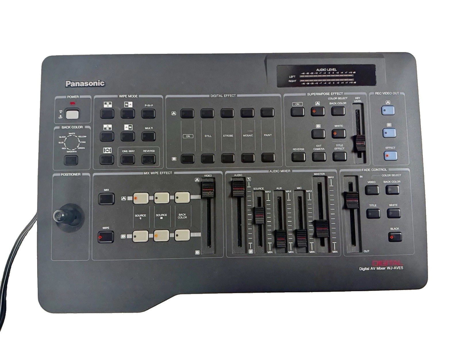 Panasonic Digital AV Mixer WJ-AVE5 Vintage Video Editing Equipment  in Box