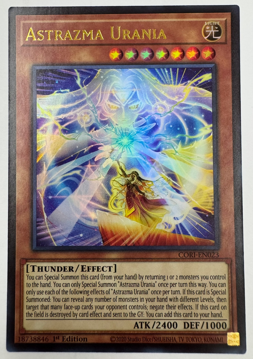 Astrazama Urania - CORI-EN023 - Ultra Rare - Chaos Origins - NM/M