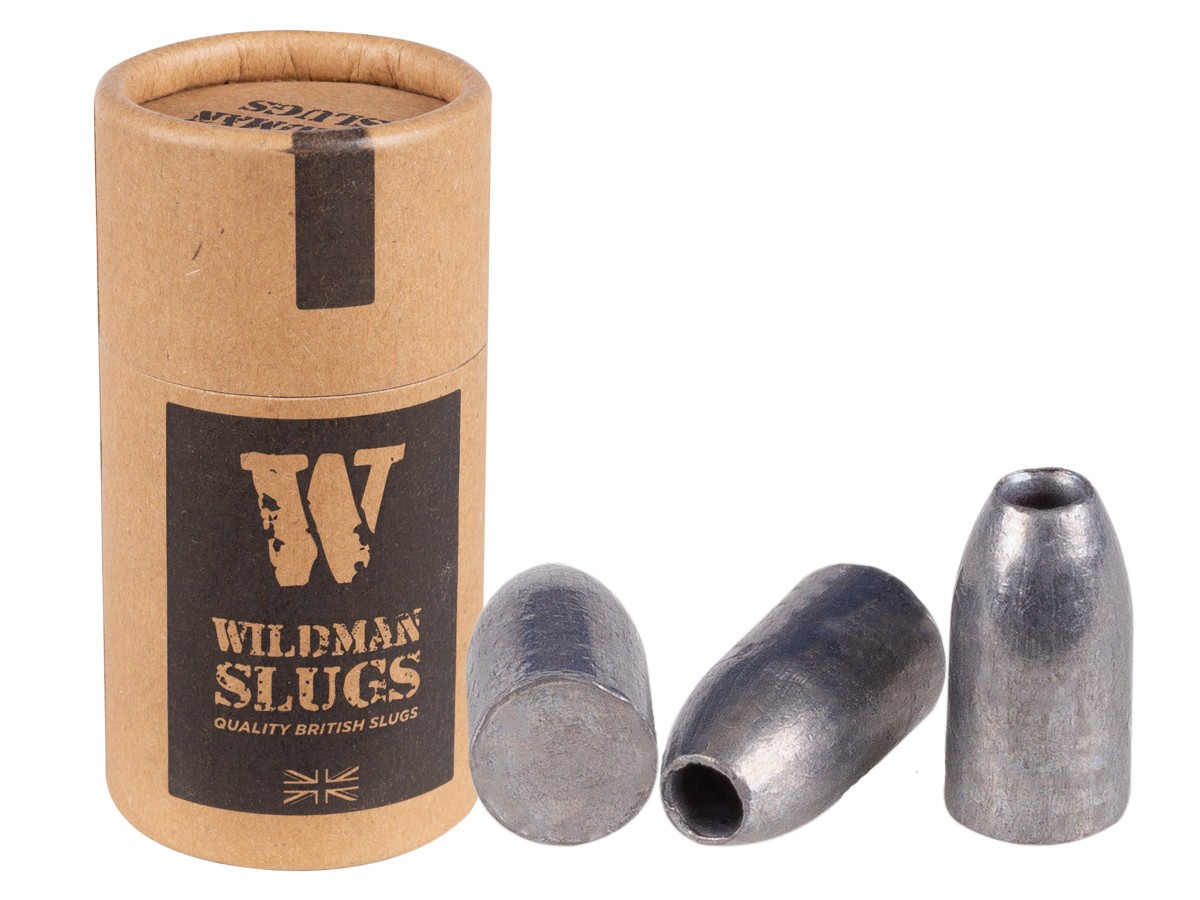 (NEW) Wildman Hollowpoint Slugs .177 cal, 19.5 gr, Flat Base, 100ct