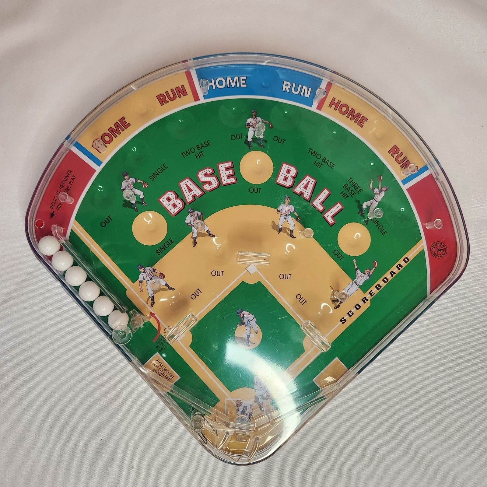 Schylling Play Ball Pinball Baseball Sports Game 10" x 10"